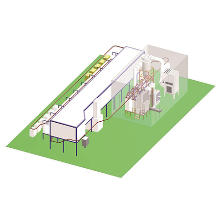 喷粉涂装线