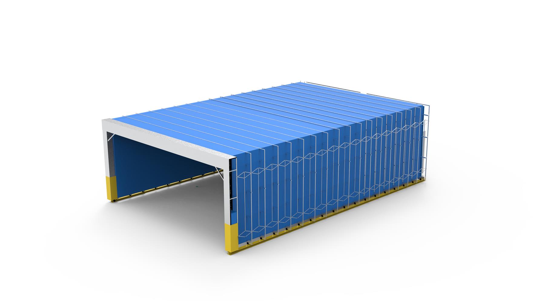 伸缩移动式漆房